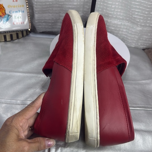 (E2) Kenneth Cole New York Men's C Side Suede Leather Loafer, Red (Size 12 M) - Picture 10 of 12
